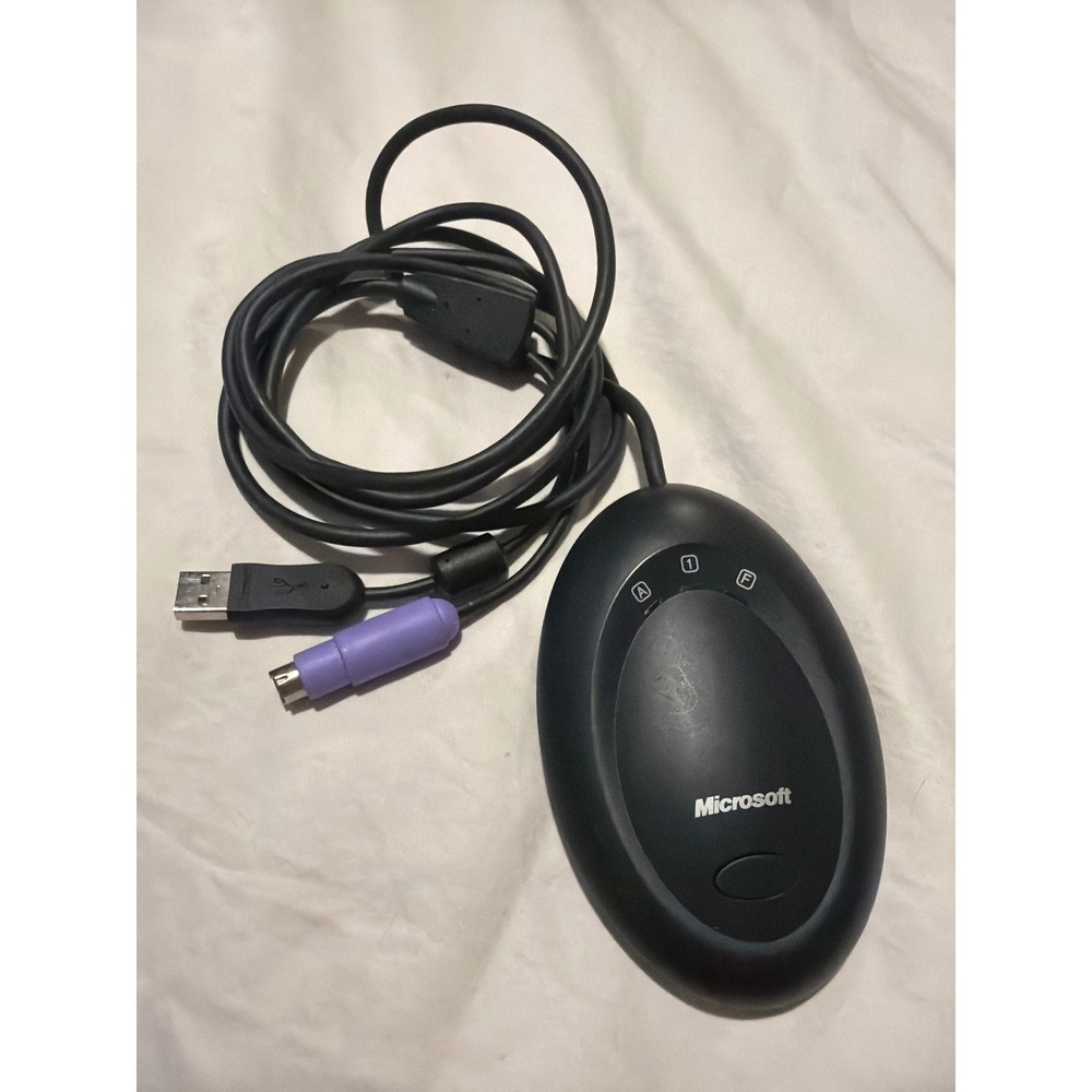 Microsoft Wireless Optical Desktop Receiver 3.0 Model 1012 USB PS2 Black
